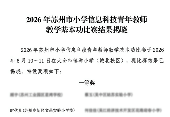 【文昌·喜报】我校两位教师在市教学基本功比赛中斩获佳绩！